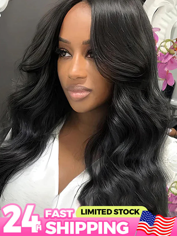 24H Fast Shipping | 4x4 5x5 Lace Closure Wig Pre-plucked Swiss Lace With Baby Hair