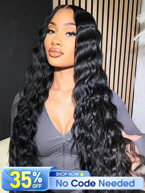 [Clearance Sale]CurlyMe 6x4 HD Lace Loose Deep Glueless Wig Wear Go Pre Cut Lace Closure Wig