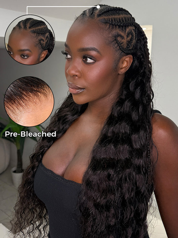 CurlyMe Loose Deep Wave Hair 13x6 Lace Front Wigs Unprocessed Hair On Sale