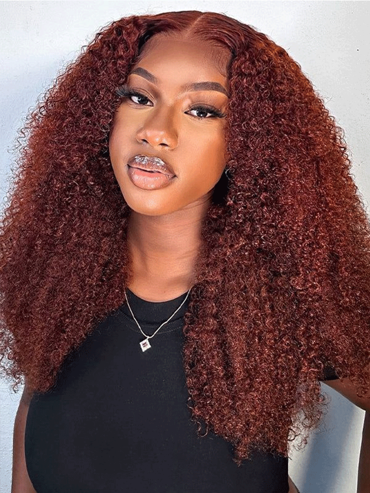 reddish brown 24 inch wig