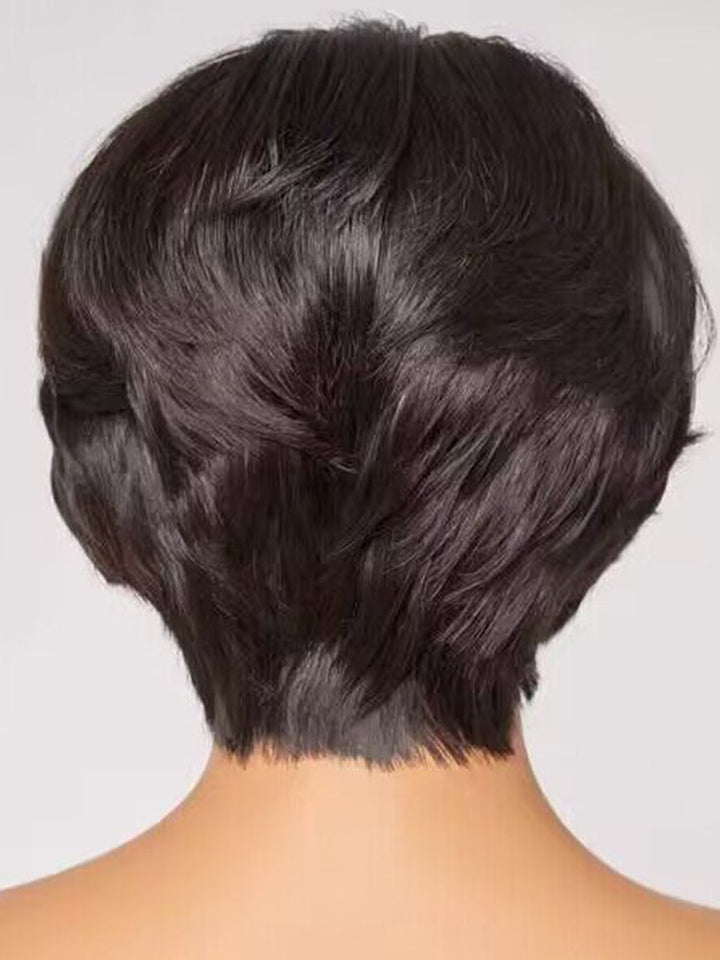 Short Pixie Cut Bob Wig Lace Front Wigs 13×4 Brazilian Hair Wigs 150% Density Glueless Human Hair Wigs Pre Plucked for Black Women With Baby Hair Natural Hairline 8 inch Curlyme