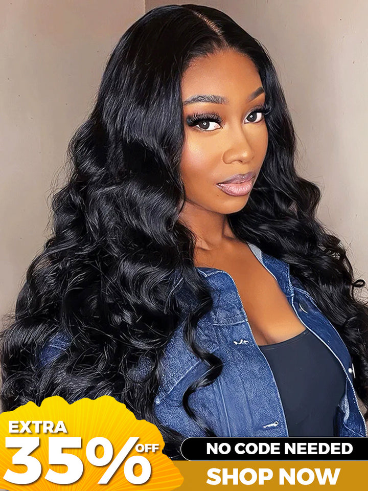 [Clearance Sale] Wear Go Glueless Body Wave Hair Pre-cut 6x4 Lace Wig Pre-plucked