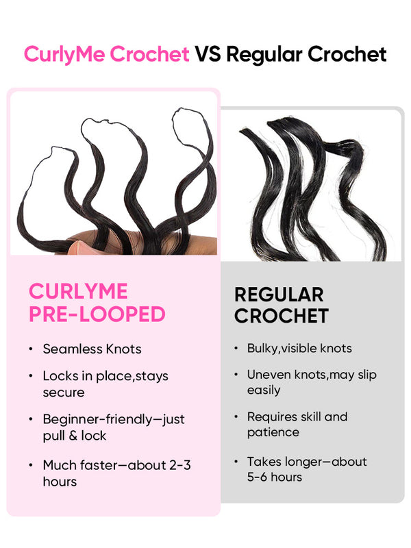 CurlyMe crochet hair