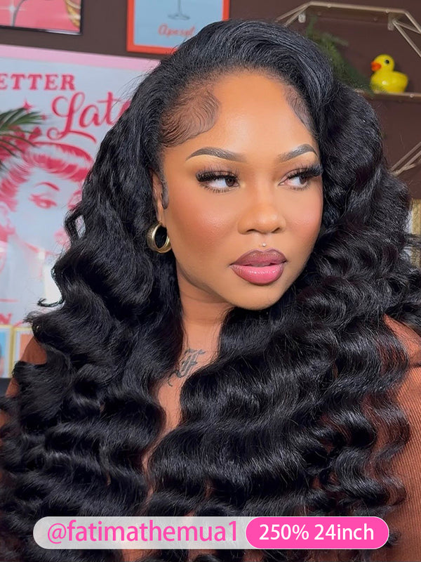 CurlyMe 3 In 1 Half Wig Kinky Straight Glueless Install Half Wig With Drawstring Beginner Friendly
