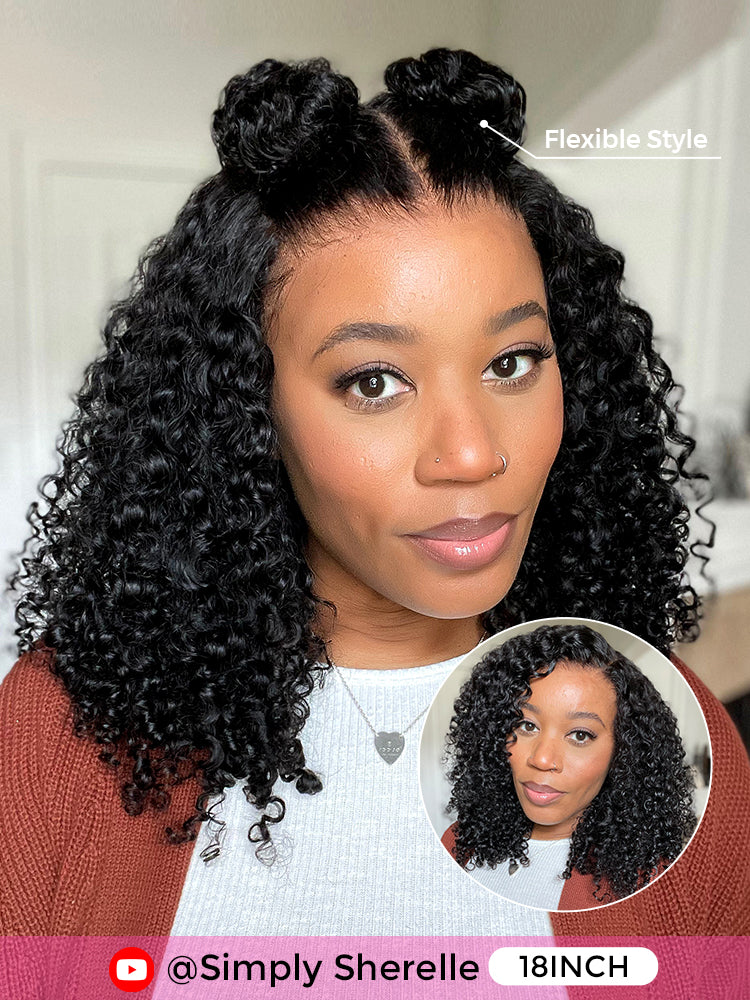 kinky curly 18 inch wig