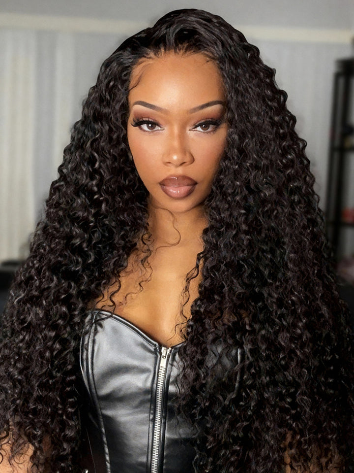 360 Lace Wigs Water Wave Human Hair Wigs Pre Plucked  display picture 2