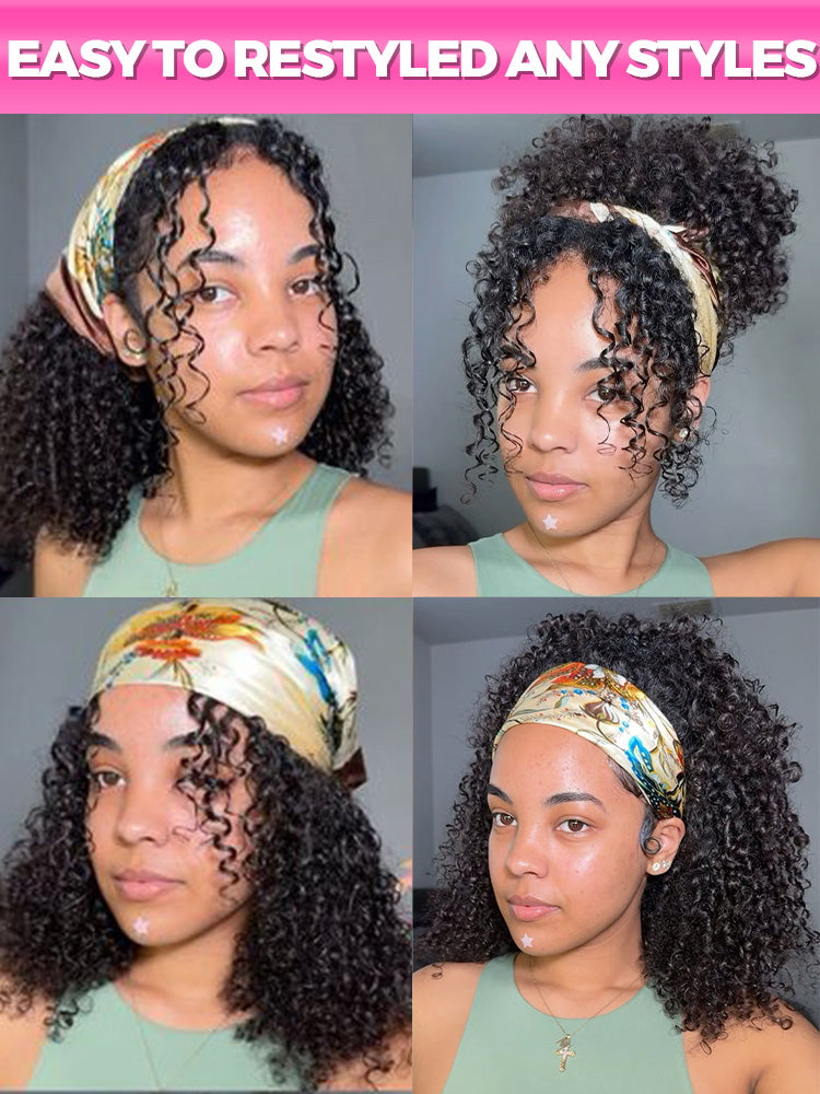 kinky curly bob wig