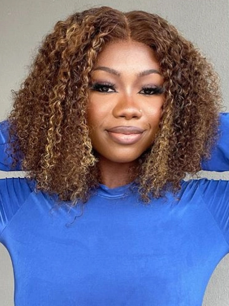 14 inch curly wig