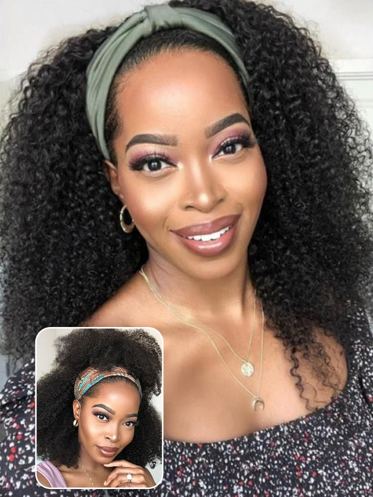 20 inch afro curly wig