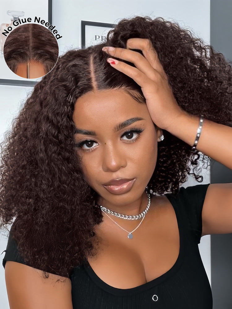 18 inch colored curly wig length