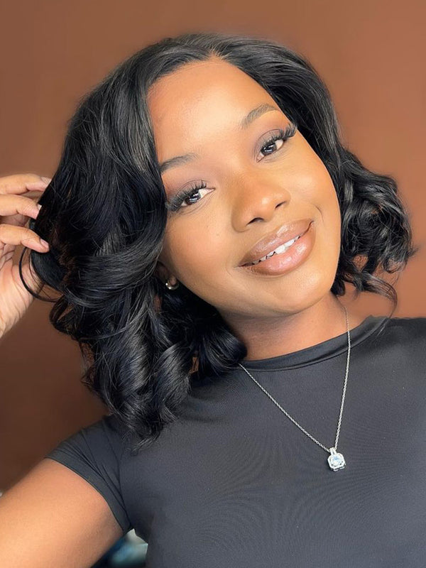 Perruque 16 pouces Body Wave 13x4 Lace Front Bob Perruques