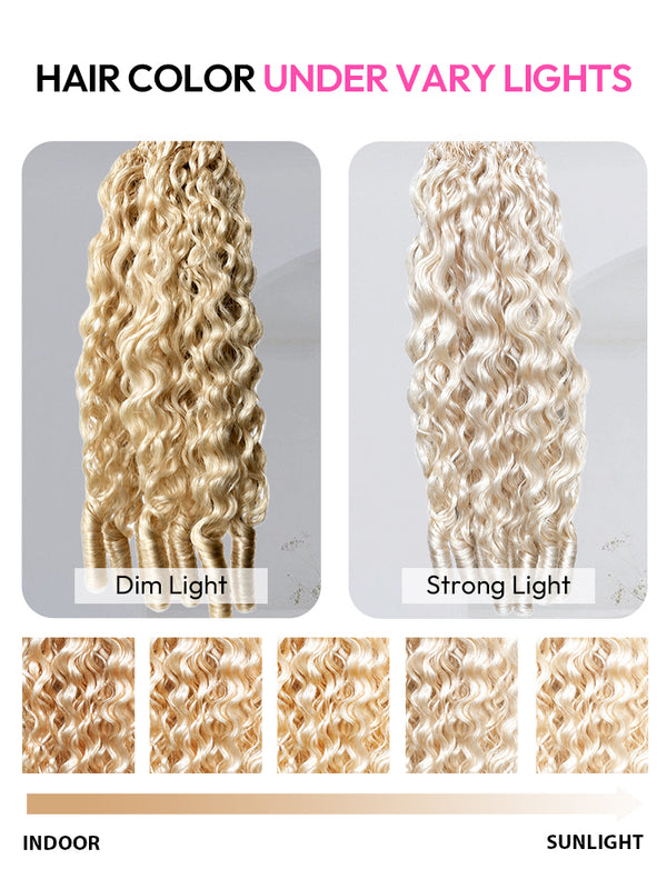 #613 Platinum Blonde Crochet Hair