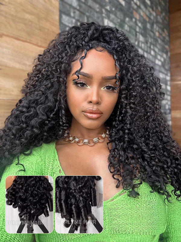 natural-looking Burmese curly wig