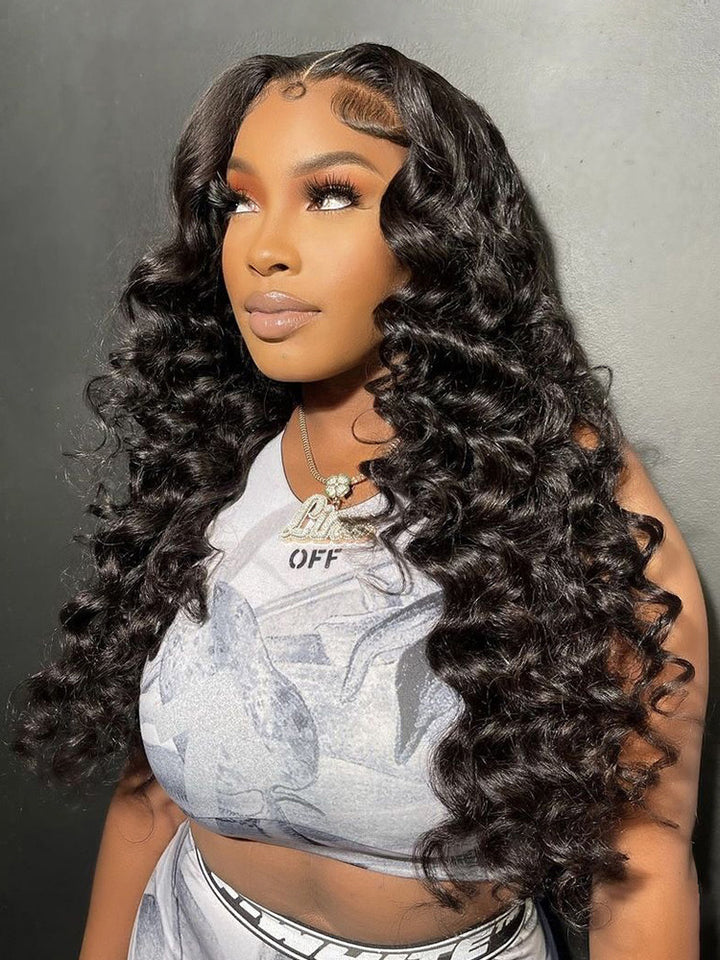 CurlyMe New Wand Curl Hairstyle Wear Go Wig Glueless Pre-cut HD Lace Wig Pre-plucked