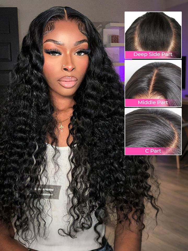 [Clearance Sale]CurlyMe7x5 HD Lace 250% Full Density Glueless Wig Wear Go Pre Cut Lace Closure Wig
