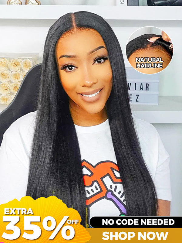 [Clearance Sale] CurlyMe Pre-Plucked Wear Go Glueless Reddish Brown Body Wave Hair Pre-cut Lace