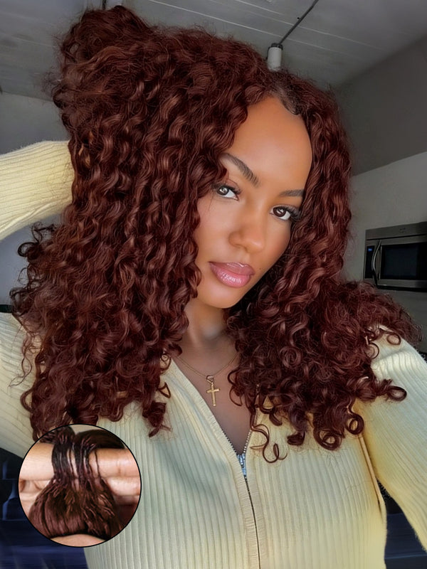 Reddish Brown Crochet Hair