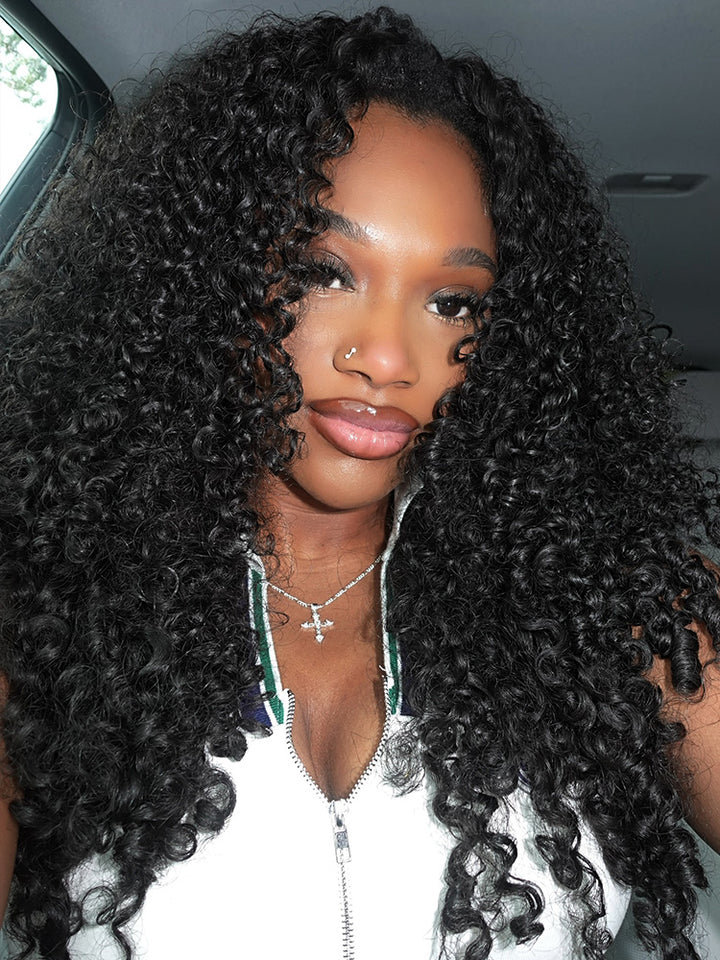 Burmese Curly Natural Black Hair Bundles 1/3/4Pcs | Hair Extensions