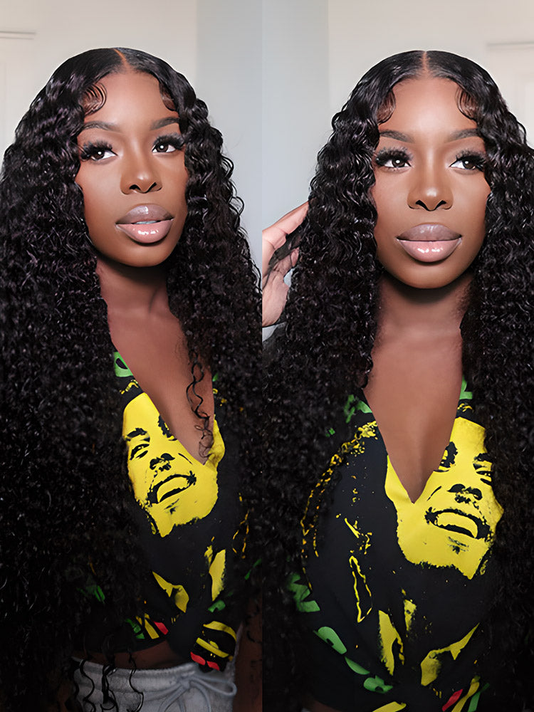 water wave 30 inch human hair wig