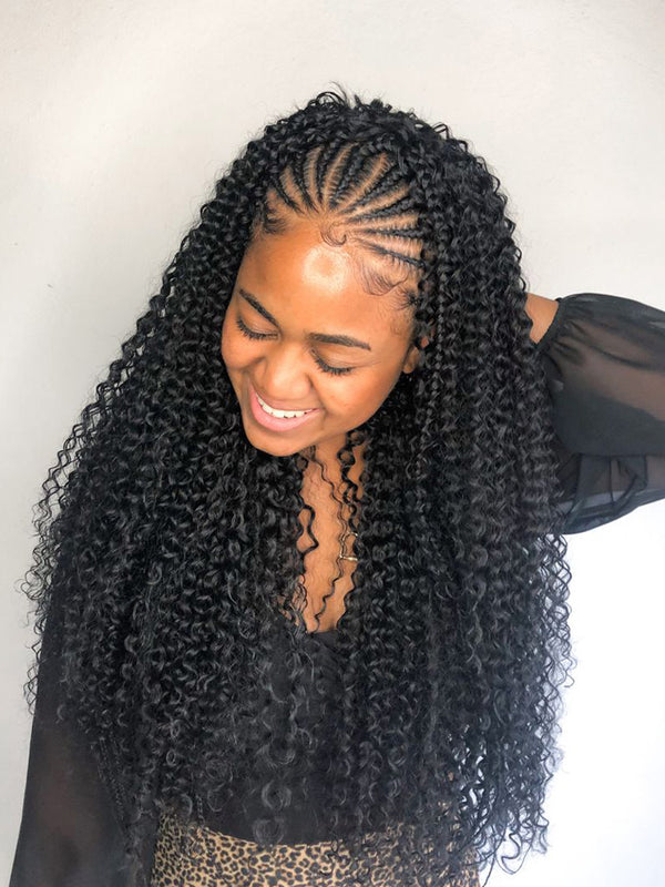 kinky curly crochet hair
