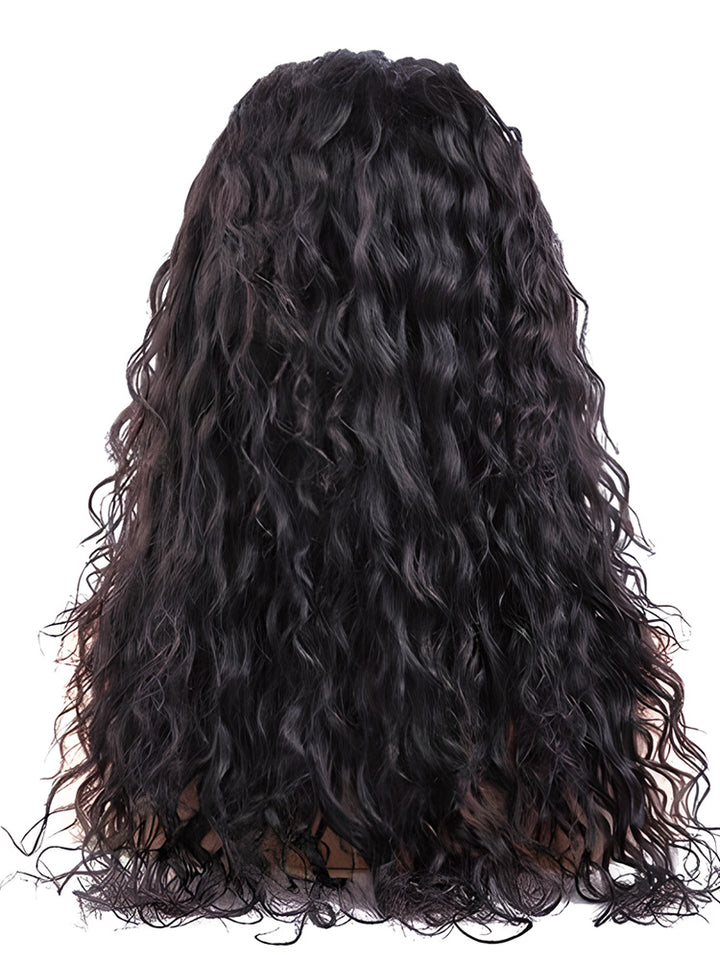 CurlyMe Natural Wave Virgin Hair Pre Plucked Full Lace Wigs Pre Plucked For Women