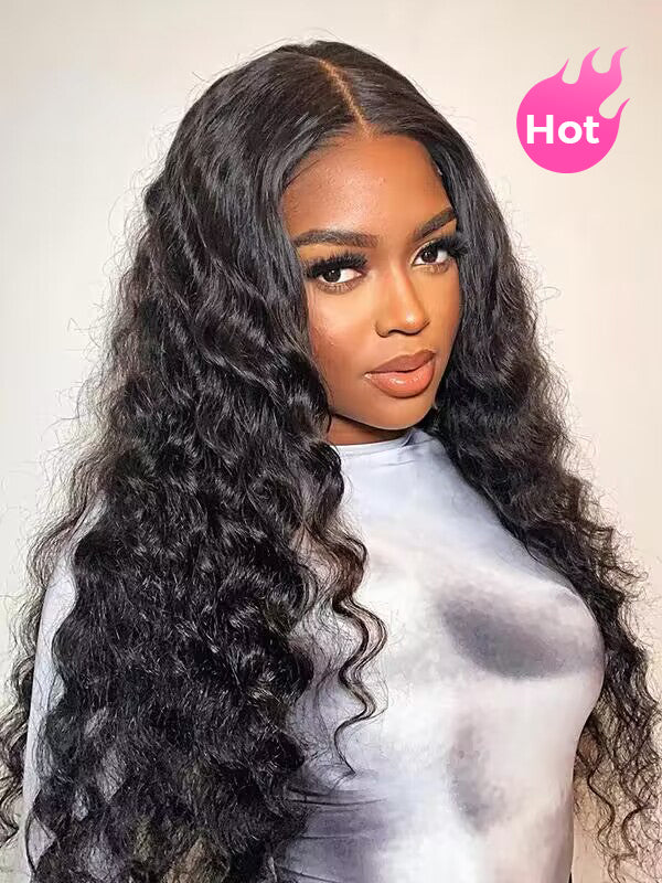 HD Lace Ready To Wear Wigs Glueless Convenient Pre Cut 4x4 Lace Wig 180% Density