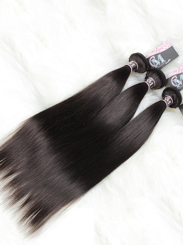 Straight Virgin Human Pink Lemon Hair Bundles 1/3/4Pcs
