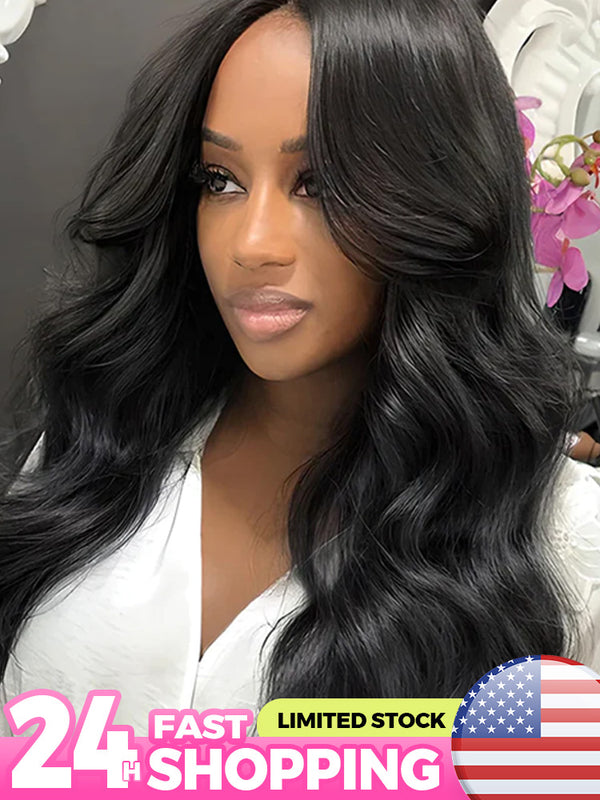 24H Fast Shipping | 4x4 5x5 Lace Closure Wig Pre-plucked Swiss Lace With Baby Hair