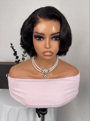 Blow Out Straight Bob 7x5 HD Lace Glueless Wear Go Wig 