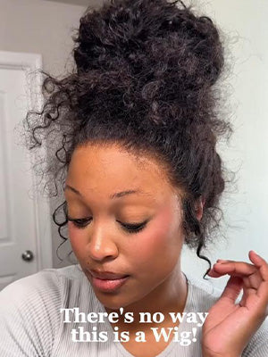 Water Wave Invisi-Drawstring Flexible Fit 360 Glueless Wear Go Wig