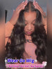 CurlyMe Pre-bleached Body Wave Hair Wear Go Glueless Wig Pre-cut HD Lace Pre-plucked