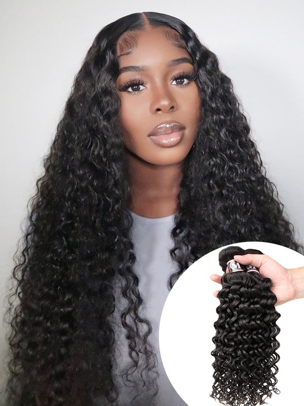 Water Wave Virgin Human Hair Bundles, Water Wave Wigs - CurlyMe Hair