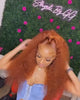 CurlyMe Ginger Hair Kinky Curly Hair 13x4 Lace Front Wigs For Women | CurlyMe Hair