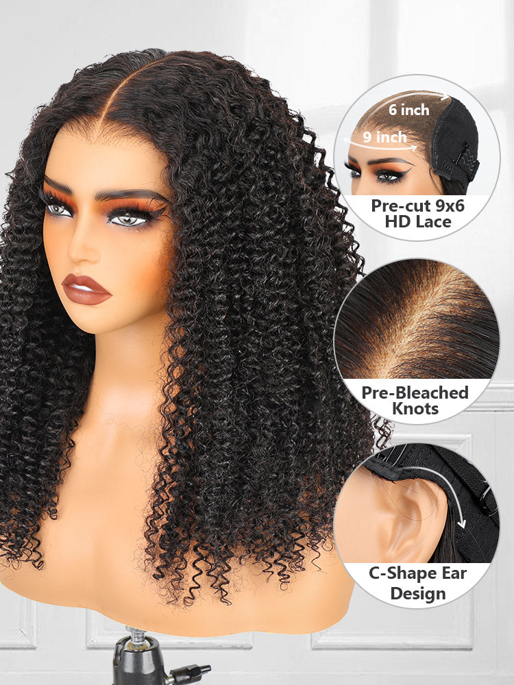 m cap kinky curly wig