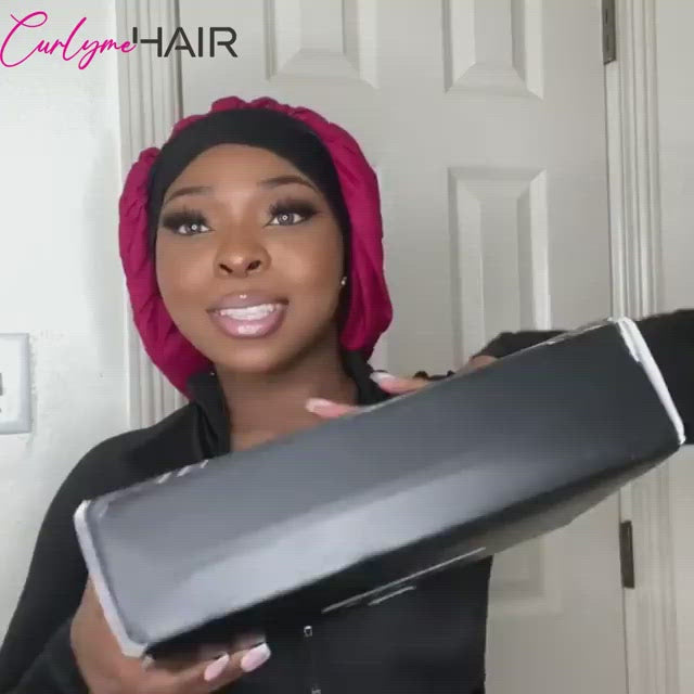 CurlyMe Glueless Water Wave Hair Headband Wig Adjustable No Lace Wig
