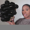 CurlyMe Straight Human Hair V Part Wig Glueless No Lace Same as Thin Part Wig